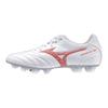 Monarcida NEO 3 SW Soccer Club 4E Cleats, Football, Wide, Lightweight, White/Red, 25.5 Cm,