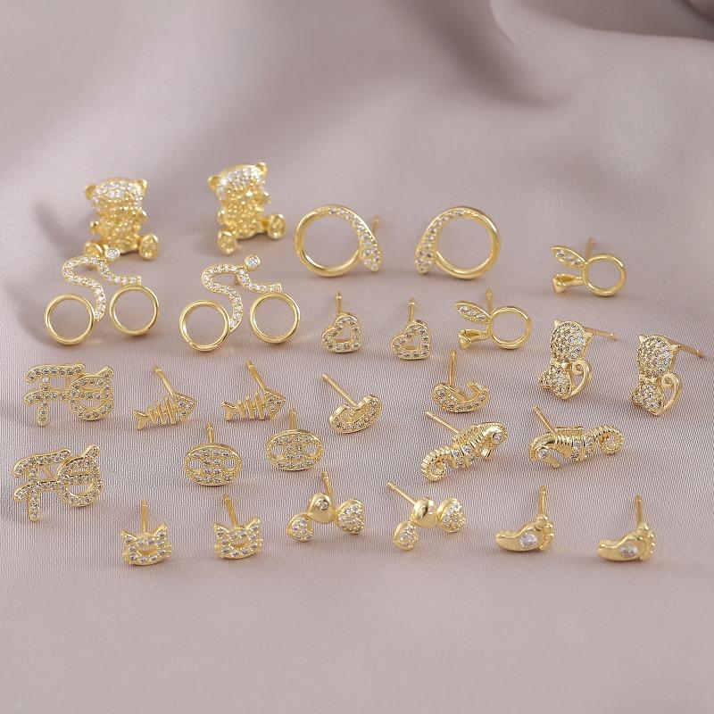 Love-shaped Earrings for Women. Animal-shaped Earrings. Fashionable and Simple Earrings.