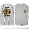 Fashion New Japanese Modified Car RAYS Wheel Hub Pattern Printed Summer Cotton Shortsleeved Tshirt for Both Unisex and Women
