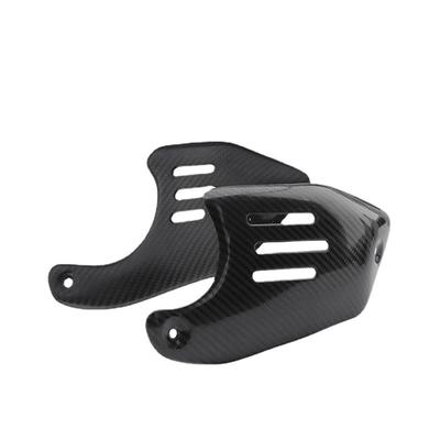 A16P-Motorcycle Carbon Fiber Side Cover Fairing Protector Heat Ulation Spare Parts For BMW R NINE T RNINET 2016 -