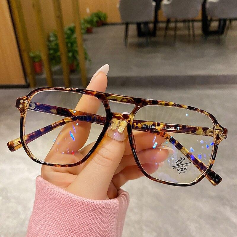 Xojox-Montura de gafas de ordenador para hombre y mujer, anteojos