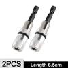 1/6x Hex Shank Magnetic Screwdriver Bit Holder Adjustable Screw Depth Extension Bar 1/4 Inch Power Drill DIY Tool Quick Release
