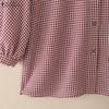 ZANZEA Women Plaid Print Casual Turn Down Collar 3/4 Sleeve Blouse