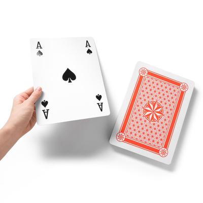 Cartes à jouer XXL géantes