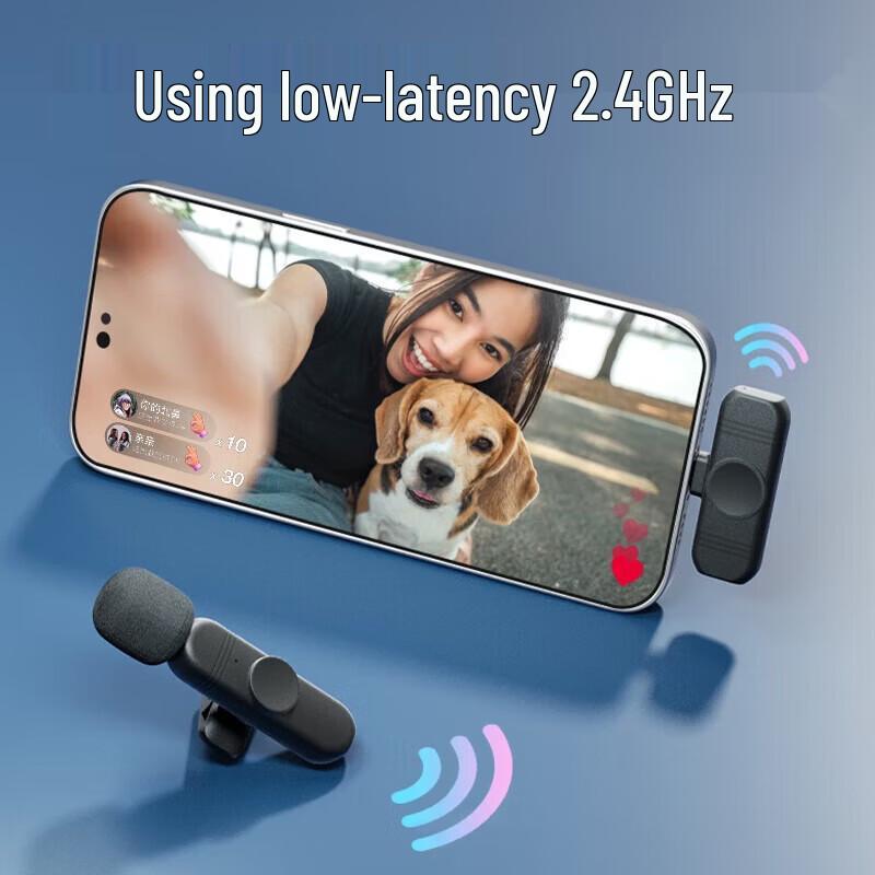Deli MN510 Wireless Lavalier Microphone