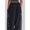 Gray Vintage Graphic Print Pants Wide Leg American Style Jogging Loose Sweatpants Harajuku Hip Hop Streetwear New