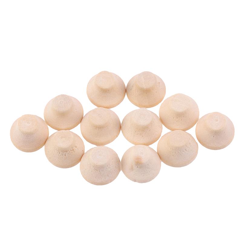 12Pcs/Lot 1:12 Dollhouse Miniature Wooden Sofa Feet Model Furniture Accessories