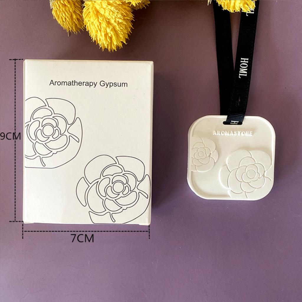 1/3/5PCS Camellia Pattern Aroma Pendant With Long-Lasting Fragrance Suitable For Bedroom Wardrobe Shoe Cabinet Car Decoration