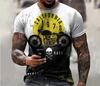 Camiseta de Ropa Urbana 3D para Motocicleta Motorbike Racing Disfraces Poliéster