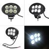 Lightronic Narrow Angle LED 155mm Fog 6000K White IP68 Compatible with for and 4-Piece Searchlight, 60W, Diameter, Light, Light, 6000LM, Waterproof,