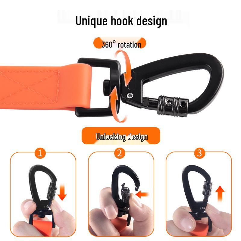 Hot-Selling Waterproof PVC Dog Leash for Outdoors - Extended Pet Walking Leash