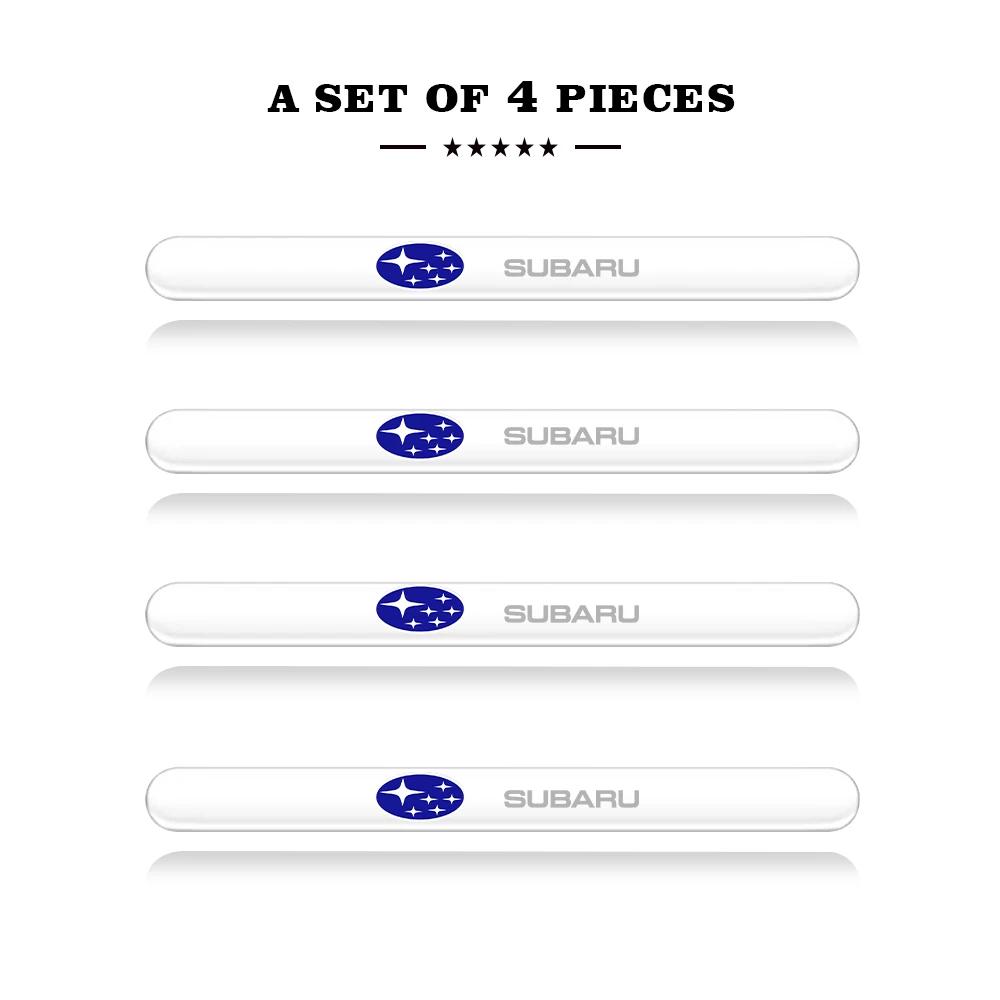 For Subaru Forester Outback STI Legacy BRZ Tribeca 8PCS Car Door Bowl Handle Rearview Mirror Protector Film Stickers WW4
