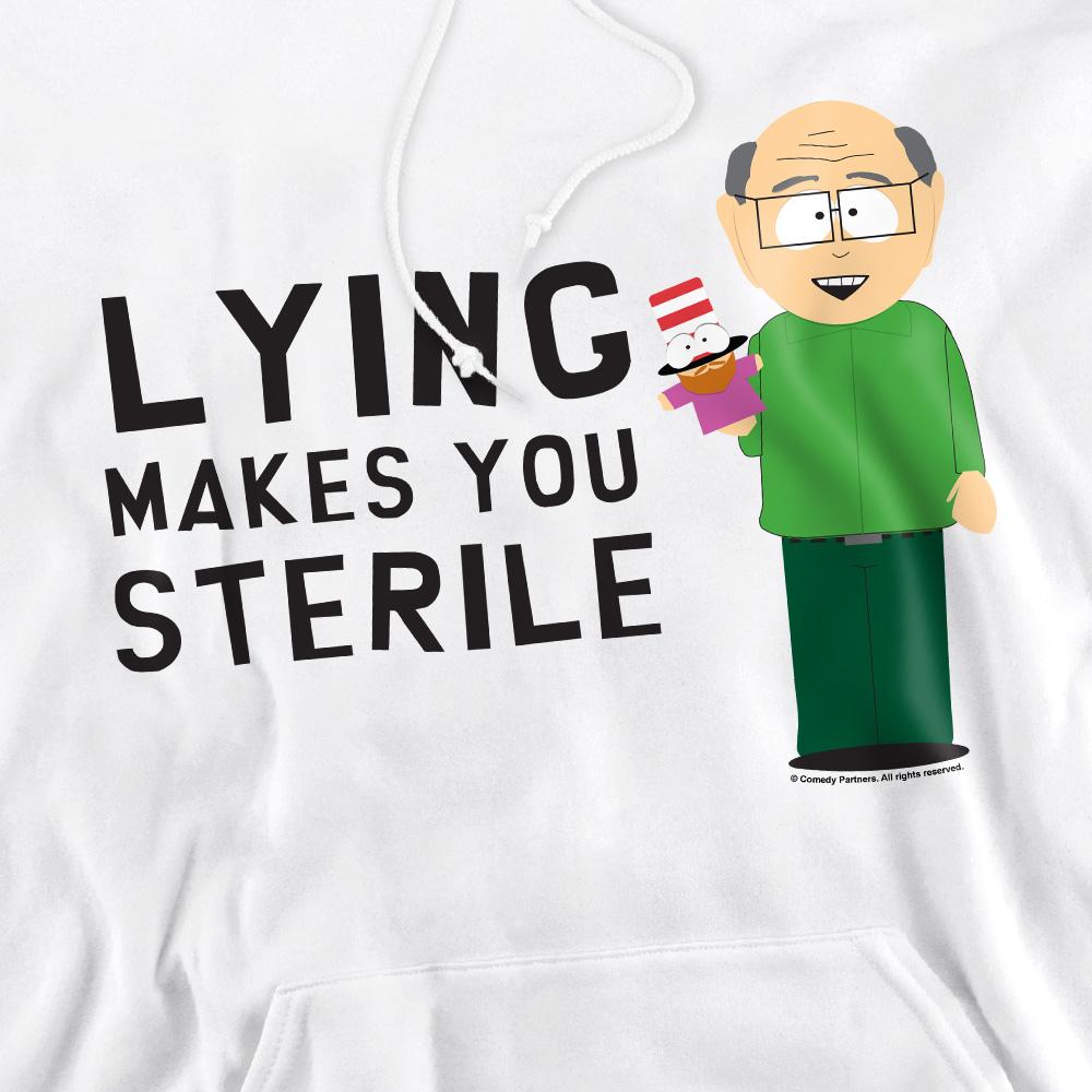 South Park Mens Lying Makes You Sterile Hoodie
