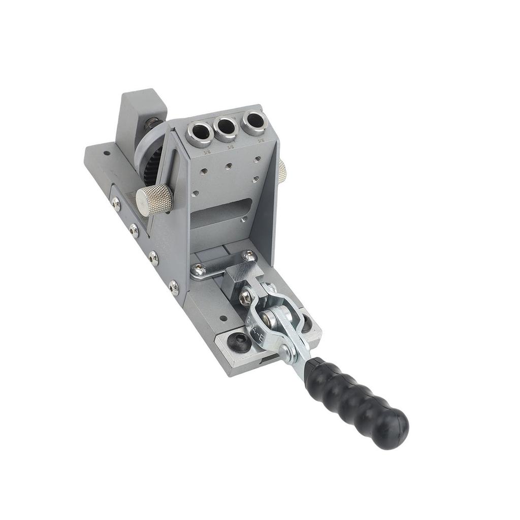 9.5MM Pocket Hole Jig Kit DIY Woodworking Carpentry Locator 15 Degree Drilling Angle High Accuracy