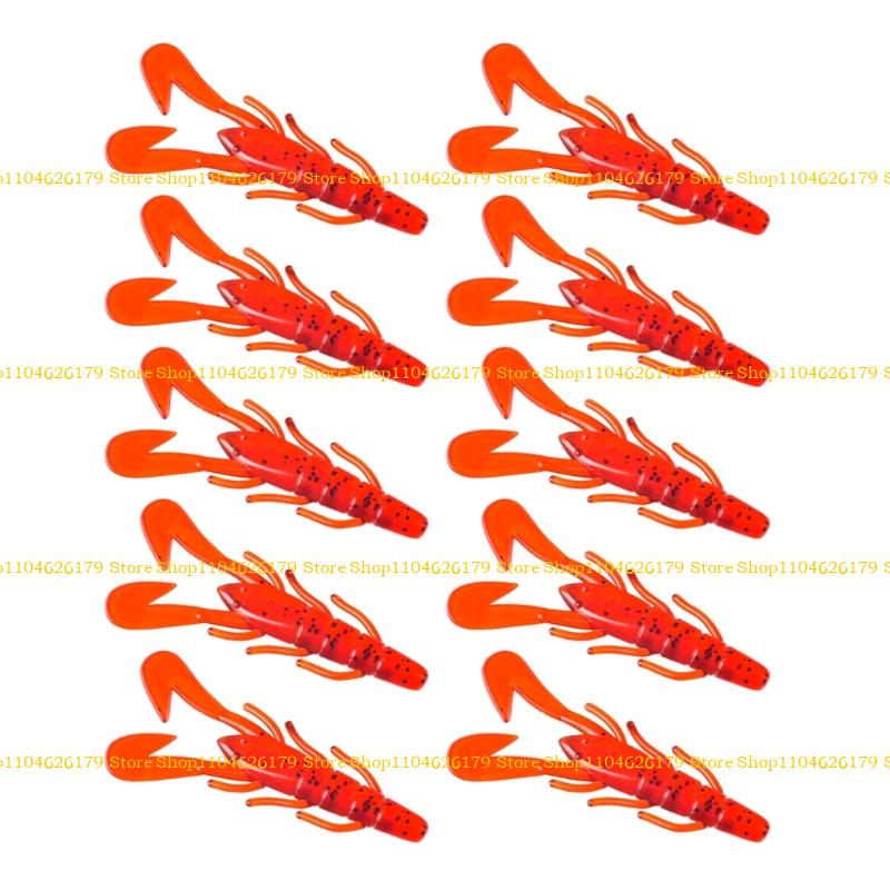 A1A2 Soft Baits Crawfish Lures for Trout Artificial Swimbait Fishing Accessories