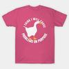 Untitled Goose Game Ich glaube, ich werde absichtlich Probleme verursachen T-Shirt Männer Frauen Lustig Straße Kurzarm Baumwolle Markenkleidung