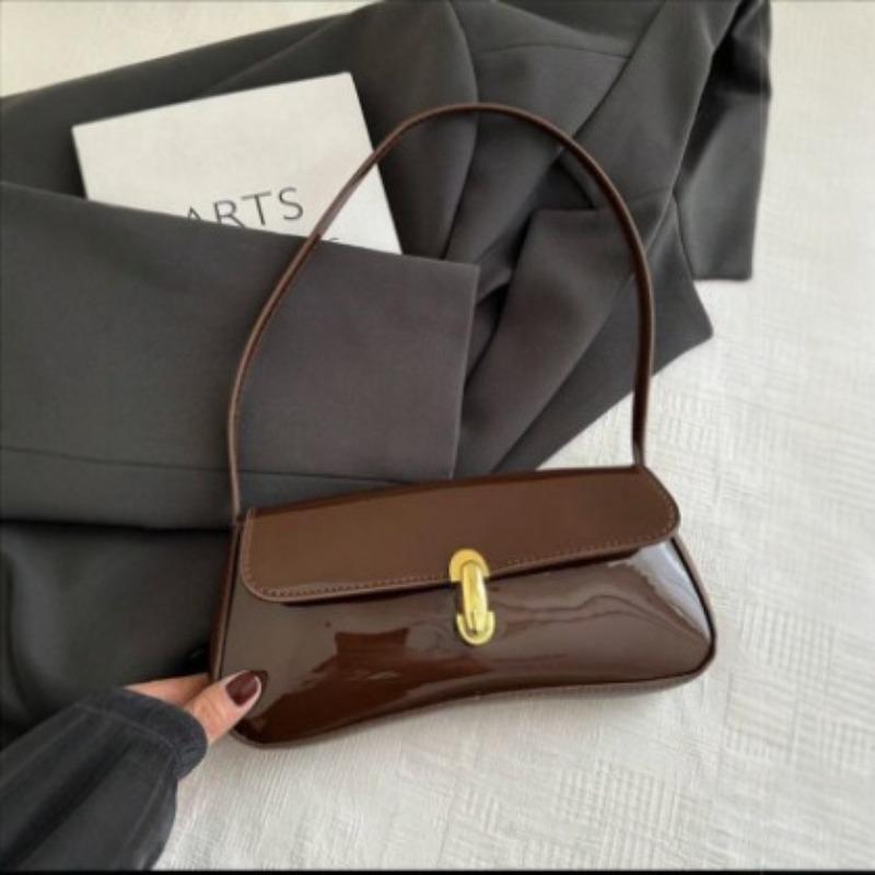 Personalized trend baguette bag 2 new lock fashionable retro armpit bag shoulder portable square bag