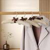 5pcs Sponge Hanger Non-Slip Seamless for Coat Sweater Dress Clothes Organizer