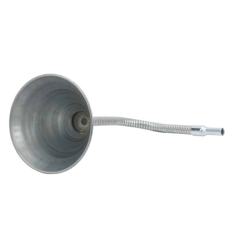 Priming Funnel Spout Funnel Carbon Steel Professional with 330mm/12.99in Flexible Hose for Trucks for Motorcycles