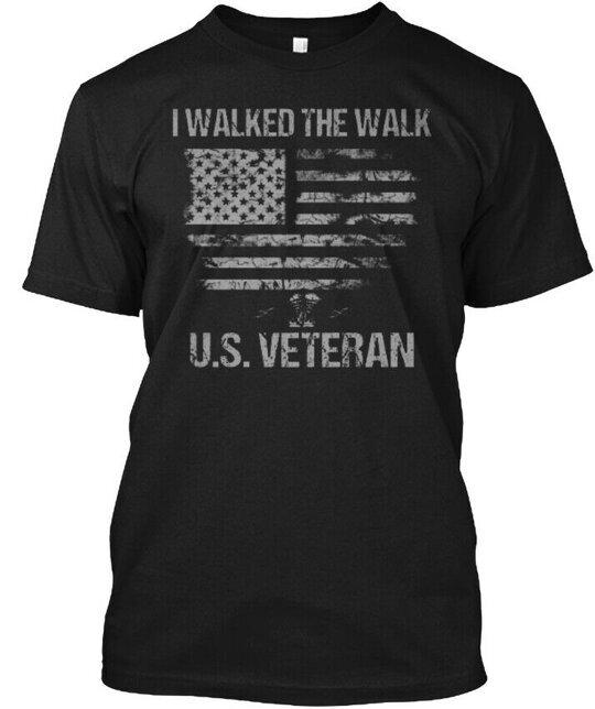 Veteran T - I Walked The Walk Us T-Shirt Made in the USA Size S to 5XL 4XL