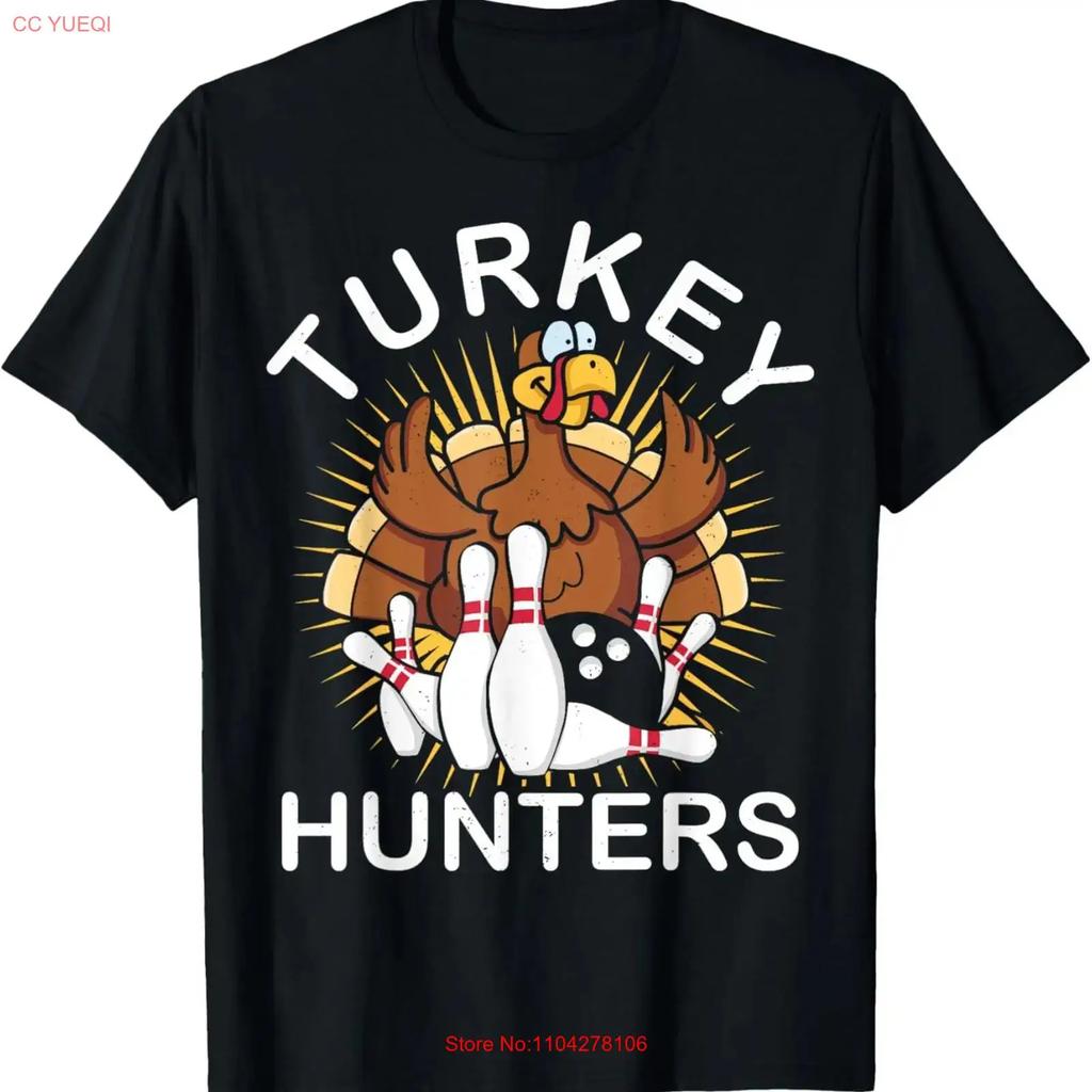 Love Bowling Turkey Hunters Fan Design T Shirt vintage Washed Top For Everyday Wear Stretched graphic Casual Slightly Versatile