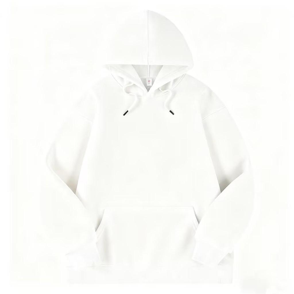 Unisex Slim Fit Hooded Sweatshirt - Warm, Casual Long Sleeve Logo Pullover for Spring & Autumn