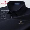 MONTAGUT Men's Tencel Blend Short Sleeve Polo Shirt