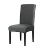 4/8 PCS Elastic Solid Color Adjustable Chair Seat Cover Spandex Stretch Slipcovers For Home Kitchen Dining Room Wedding Banquet