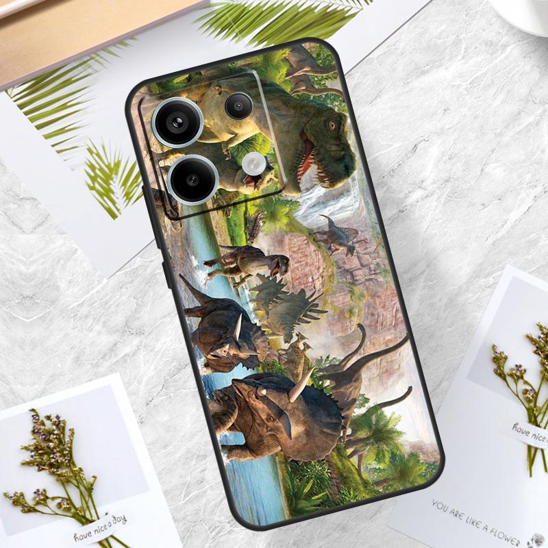 

Dinosaur Case For Xiaomi Redmi Note 14 13 12 11 10 9 15 Pro Plus Redmi 15 10C 12C 13C 14C 15C Cover Redmi Note 12 Pro 4G