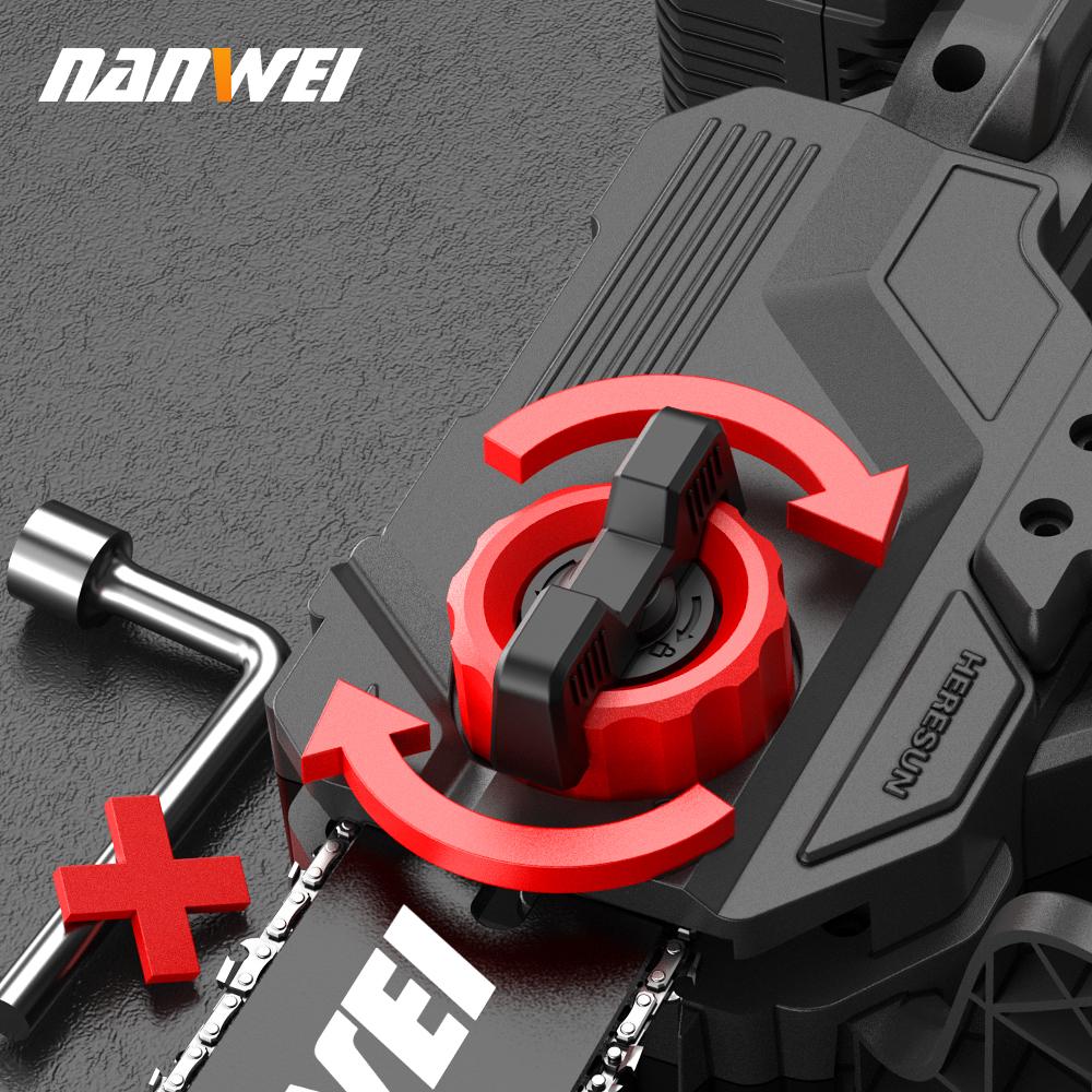 NANWEI 12-inch electric chain saw with 2000W brushless motor
