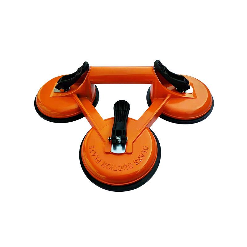 Aluminum Alloy Glass Suction Cup Large Ceramic Tile Holder Vacuum Single Claw Two Claw Three Claw Glass Suction Cup Plate Handle