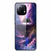 Glass Back Cover For Xiaomi 11 Lite 5G NE Case Soft Edge Hard Tempered Glass Case For Xiaomi Mi 11 Lite 5G NE Phone Case Coque