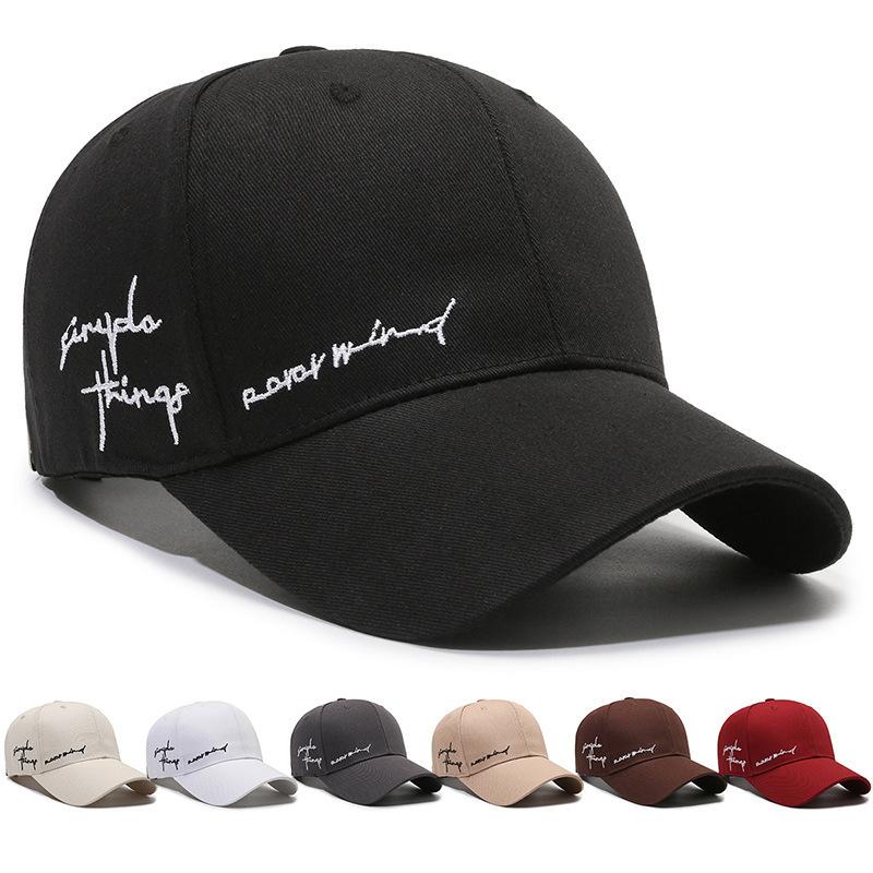 Baseball Caps Spring and Autumn Men's and Women's Same Hard Top Big Head Circumference Embroidered Hat Four Seasons Mountain Climbing Suncap