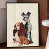 Disney Diamond Painting 5D DIY Lady and the Tramp Diamond Painting Art Diamond Painting Kit Adult/Beginner Gift Idea Home Decor