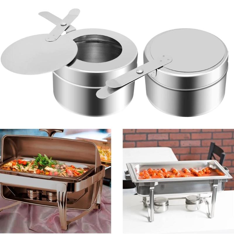 Reibungsbrennstoffhalter Buffetwärmer Wärmeschalen Chafing Dish Brennstoffdose Partys Brennstoffdosenhalter Partyzubehör Langlebig