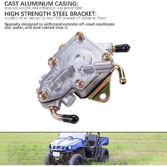260 Vacuum Fuel Pump for Rhino 450 660 UTV YXR450 YXR660 Replace 5UG-13910-01-0