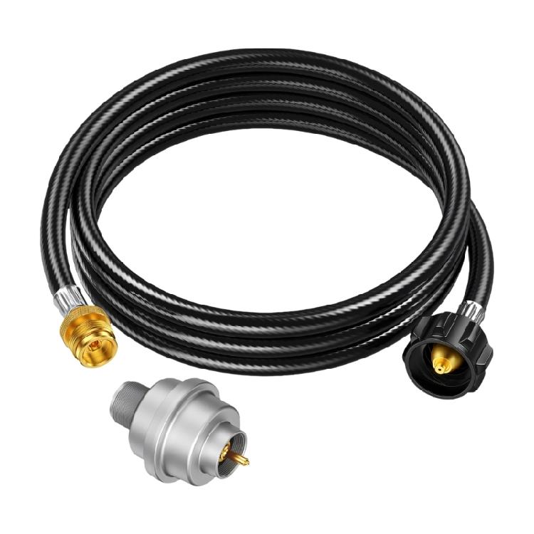 

6 Foot Durable Gas Hose And Mixed substance Filter For Extended Heating Operation And Safety 1