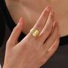 Stainless Steel Saint Benedict Open Ring for Women Men Christian Jewelry Gift