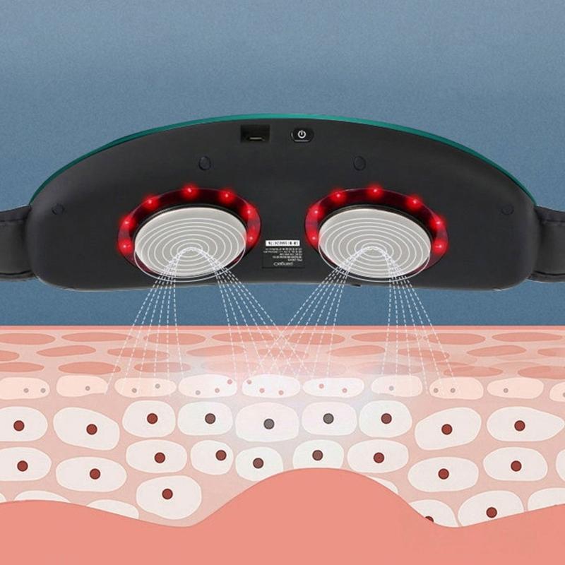 Body Shaping Abdominal Massager With Adjustable Mode Fitness Belt USB Charging Vbrating Belt Heating Therapy