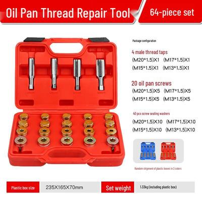Automotive Oil Pan Drain Plug Thread Repair Kit