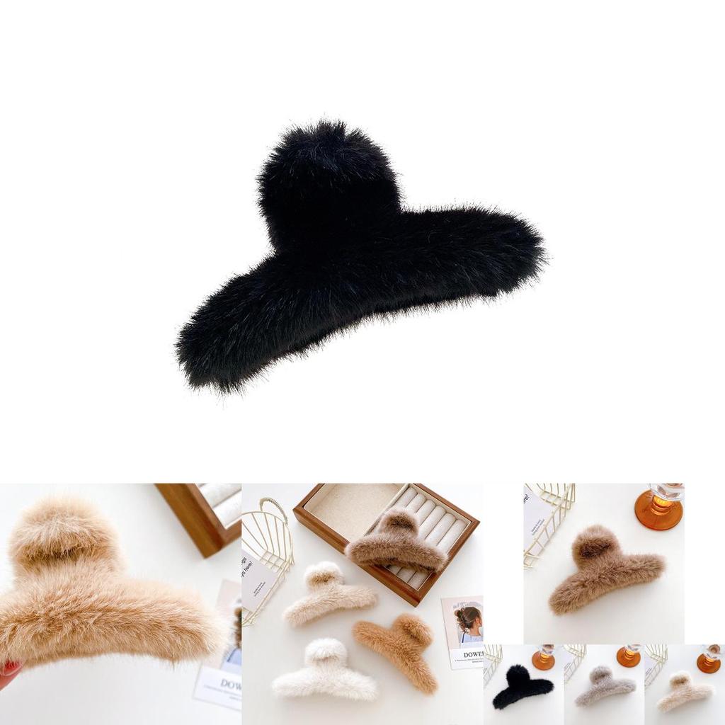 Luxuriöse Plüsch-Haarklammer für mühelos schicke Frisuren in verschiedenen Farben