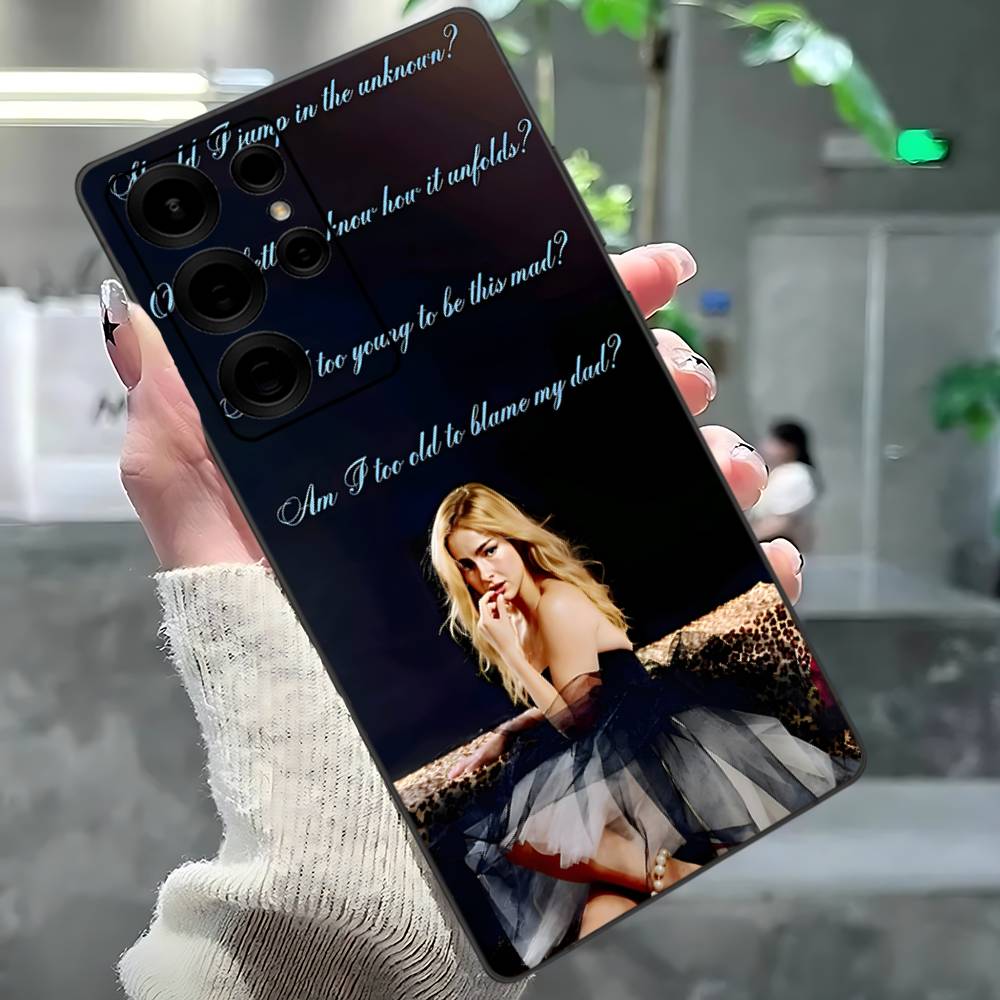 A-Addison Rae Phone Case For Samsung S 24 Fe 25 Ultra Plus 20 Lite 21 30 22 23 24 22 Ultra 5G Fundas