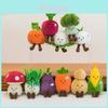 Vegetables Plush Toy Soft Short Pile With Filling For Kids Gift