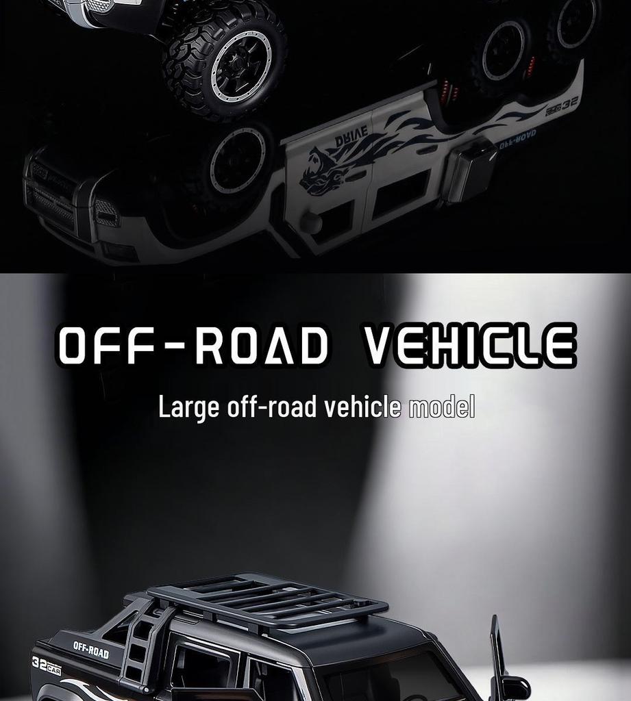 Children's Six-Wheeled Off-Road Vehicle Toy with Sound and Light