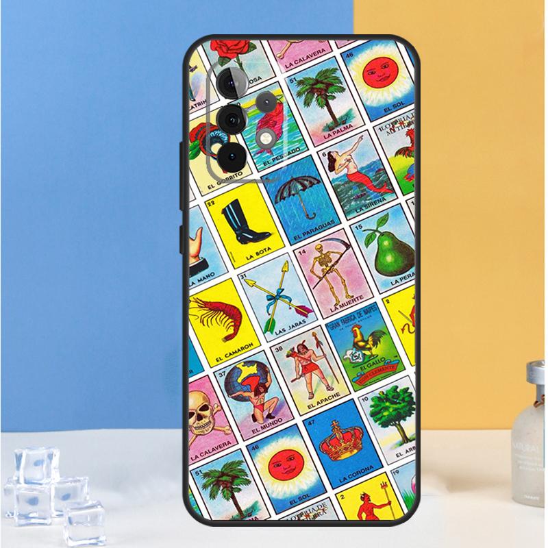 Mexican Bingo Loteria For Samsung Galaxy A54 A34 A14 A52 A51 A71 A13 A23 A33 A53 A73 A12 A22 A32 Phone Case