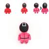 Red Squid Game Guard Worker Staff Plush Toys Front Man 001 456 218 Stuffed Doll
