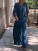 2024 Summer Women's Solid Color Chiffon Set - European & American Fashion