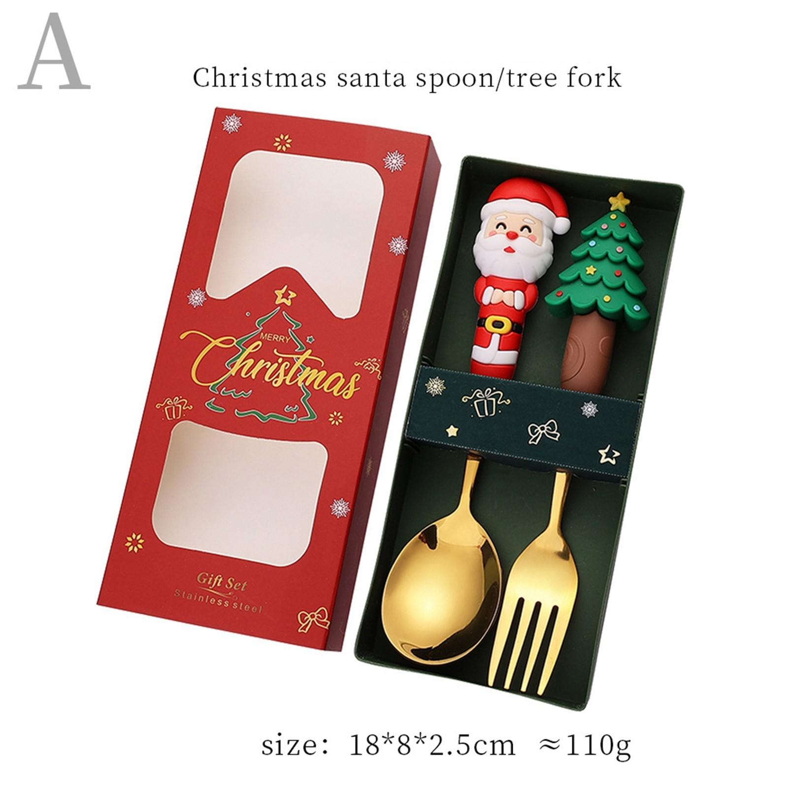 

Рождественский набор ложки и вилки One Size