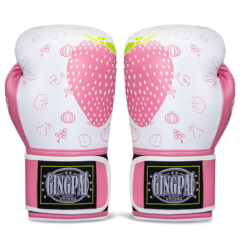 Růžové boxerské rukavice Pink Buttefly 6-12 oz pro děti, ženy, rukavice na trénink kickboxu, Pro trénink, Sparring, Muay Thai, MMA, rukavice na těžký pytel