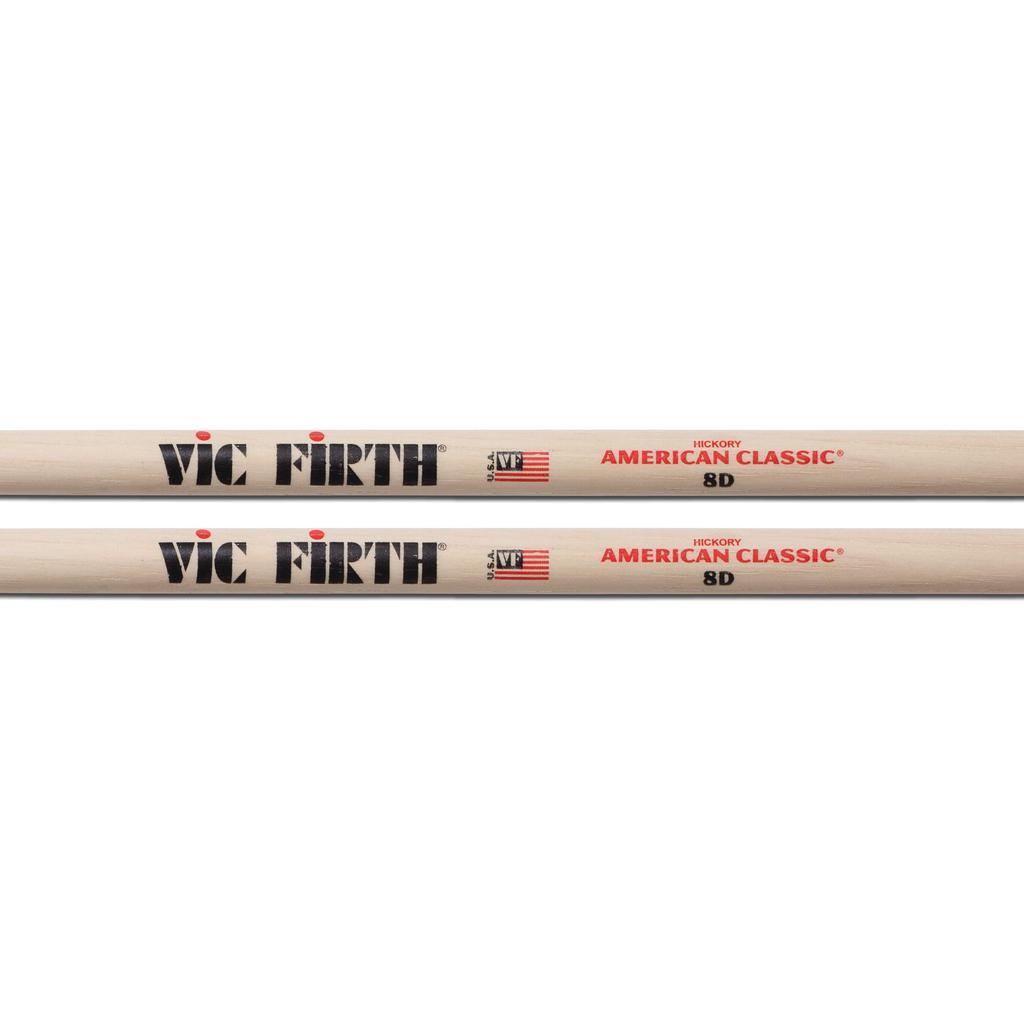 ViC FIRTH AMERICAN CLASSIC Drumsticks FIRTH 1 Paar VIC-8D (Hickory) (VIC VIC8D)